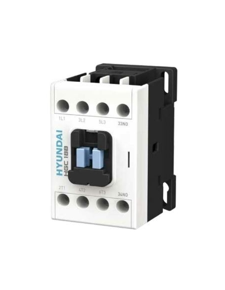 Three-phase contactor 12A coil 24Vac - Hyundai Electric