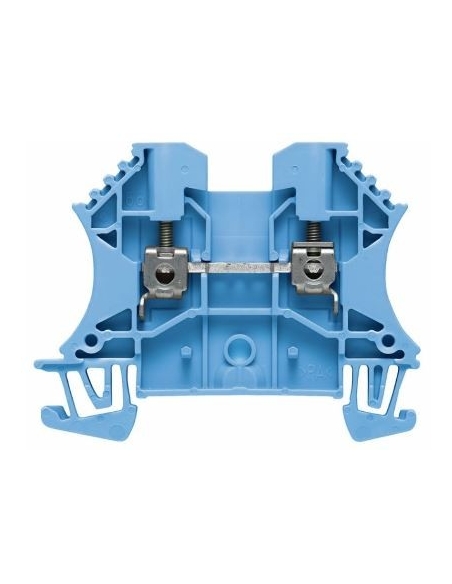 Borna azul de  4 mm WDU 4 BL Weidmuller | ADAJUSA