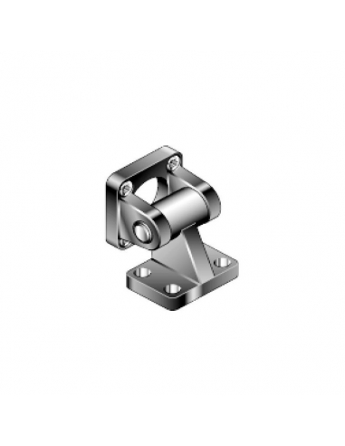 Komplette Aluminium-Winkelhalterung für ISO-Zylinder Durchmesser 125 - ADAJUSA