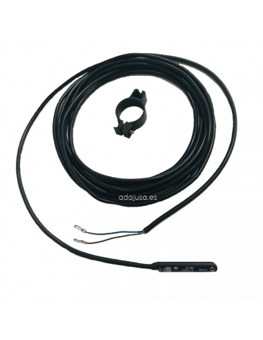Sensor magnético reed 2 fios com cabo e grampos de diâmetro 25 - Metal Work - adajusa.es