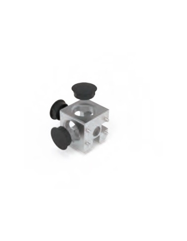 Cubo conector para perfileria 3D 40-10 - ADAJUSA
