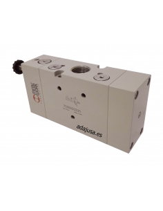 electroválvula 1/2 3 vías monoestable 24Vac 5VA - Metal Work - ADAJUSA 2