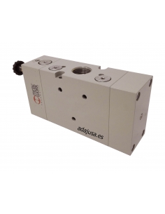 electroválvula 1/2 3 vías monoestable asistida 24Vcc 5W - Metal Work - ADAJUSA 2