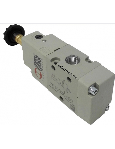 Electroválvula neumática 1/8 3 vías monoestable abierta 110Vac Metal Work | ADAJUSA | precio