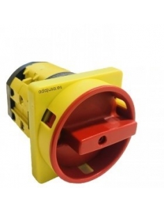 Giovenzana three-phase 80A cam switch for 92x92mm yellow-red front control board| adajusa