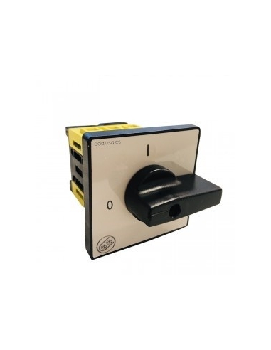 3-pole disconnector switch 32A complete 48x48mm SE series - Giovenzana