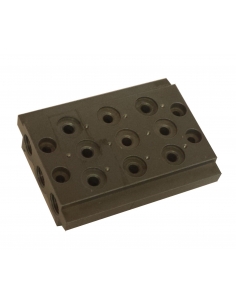 Base múltiple para válvulas de 1/4 - Metal Work - ADAJUSA