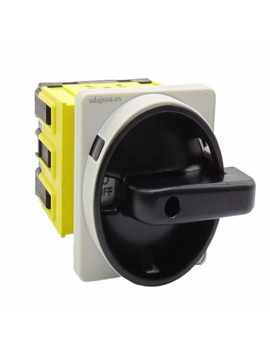 Interruptor seccionador 3 polos 40A completo 67x67mm - Giovenzana