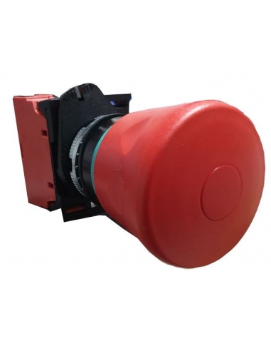 Cabeza pulsador de emergencia 40mm alto PPFN1P4C contacto cerrado NC - Giovenzana