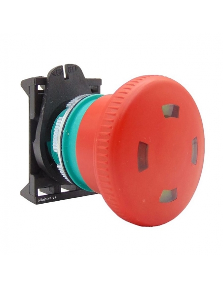 Cabeza pulsador de emergencia 40mm con indicación PPFN1R4S - Giovenzana Giovenzana