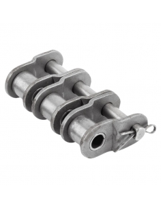 Acodado triple cadena rodillos 08B-3 ISO - ADAJUSA
