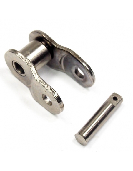 Acodado simple inoxidable para cadena rodillos ISO - ADAJUSA