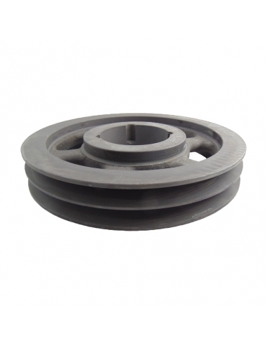 Polea para correa trapecial SPA 250x2 ranura taper T2517 | ADAJUSA | precio