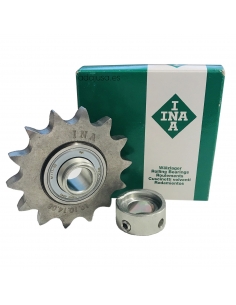 Rueda tensora para cadena diámetro 16mm 15 dientes - INA - ADAJUSA 2