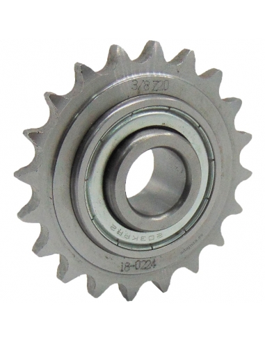 Rueda tensora para cadena diámetro 16mm 20 dientes 06B C 10 - INA - ADAJUSA