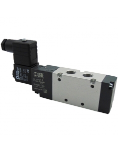 Solenoid valve 1/8 5/2 monostable with coil 24Vcc BASIC - Metal Work - ADAJUSA