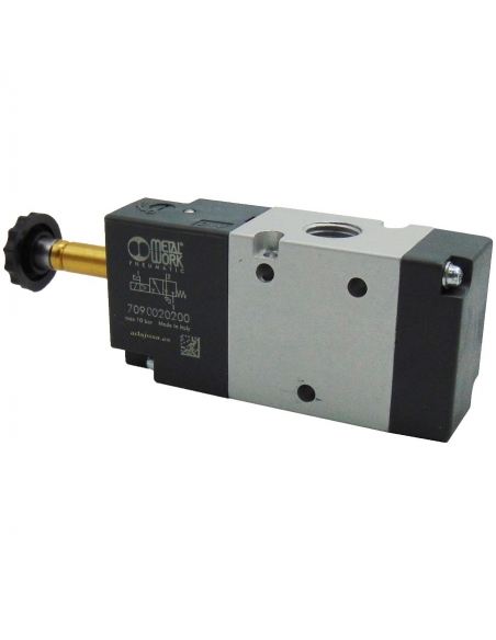 Solenoid valve 1/4 3/2 monostable NC BASIC - Metal Work - ADAJUSA