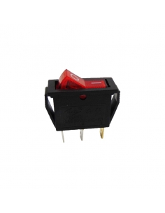 Interruptor rojo luminoso 10A-250V  Adajusa
