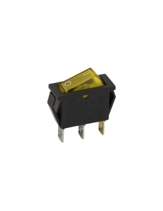 Interruptor amarillo luminoso 10A-250V  Adajusa