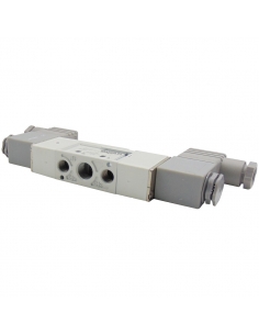 Solenoid valve 1/4 5 ways bistable 24Vdc - Mindman S.220 - ADAJUSA 2