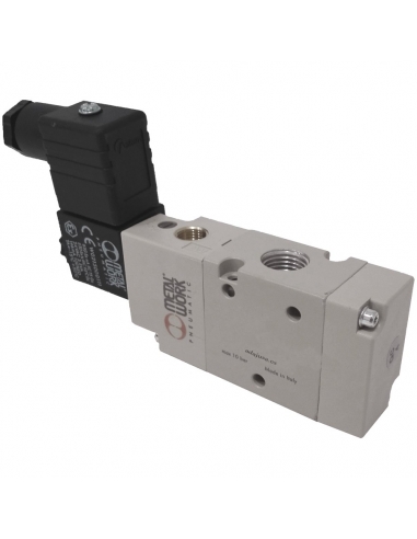Solenoid valve 3/8 3-way assisted monostable NO with coil - Metal Work