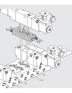 Kit regulación de escapes doble 1/8 serie 70 Metal Work - ADAJUSA 2