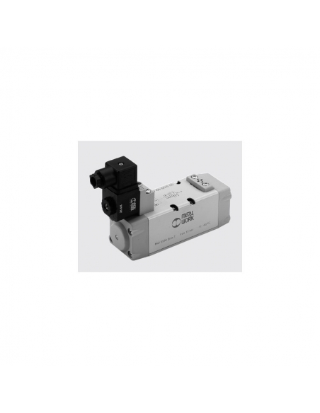 Electroválvula ISO talla 2 monoestable 230Vac Metal Work - ADAJUSA