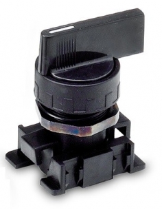 Selector negro leva largo 3 posiciones con retorno Metal Work - ADAJUSA