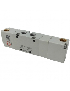 Double pneumatic valve 1/8 3-way monostable normally closed (NC) - normally open (NO) Metal Work - ADAJUSA