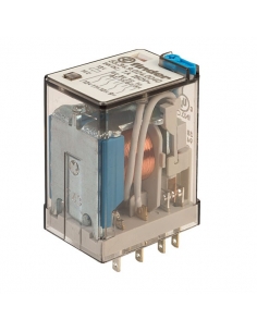 Relé  4 contactos 7A, 24Vdc FINDER serie 55
