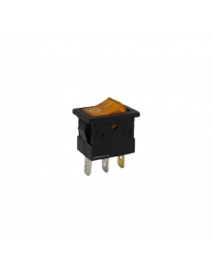 Interruptor amarillo luminoso 6A-250V  Adajusa