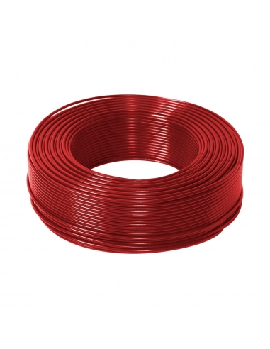 Flexible unipolar cable 0.5mm2 red color Adajusa