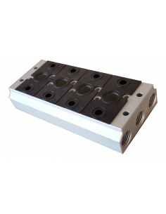 Multiple base for 1/2 5-way valves Mindman 460 series- ADAJUSA
