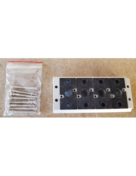 Base múltiple para válvulas de 1/2 5 vías Mindman serie 460- ADAJUSA