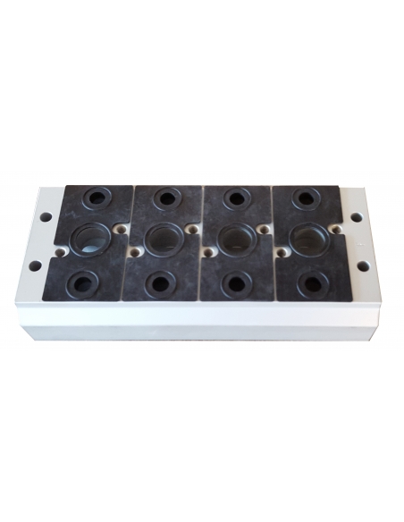 Multiple base for 1/2 5-way valves Mindman 460 series- ADAJUSA