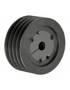Polea correa trapecial SPA 90x4 con taper T1615 - ADAJUSA