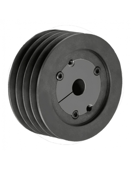Polea correa trapecial SPA 90x4 con taper T1615 - ADAJUSA