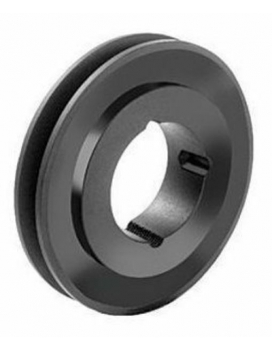 Polea correa trapecial SPZ 75x1 ranura taper T1108 - adajusa