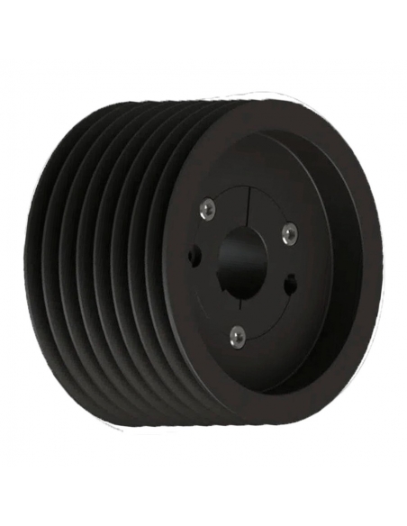 Polea correa trapecial SPB 180x8 con taper T3030 - ADAJUSA