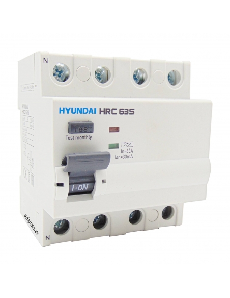Differential  4 poles80A 30mA classe A - Hyundai Electric