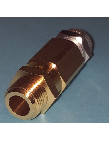 1/4 adjustable overpressure safety valve