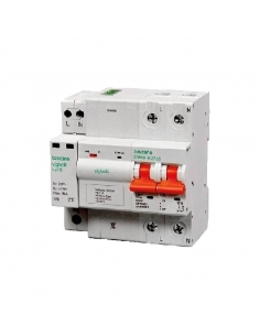 Transient and permanent overvoltage protector plus undervoltage IGA 2x25A automatic reset Vigivolt Tuscan Adajusa