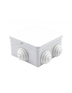 Caja de plástico 80x80x40mm conos