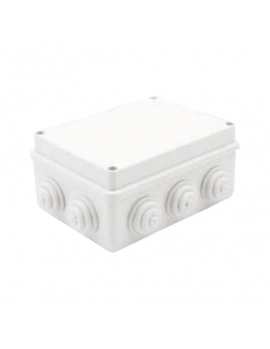 Plastic box 100x100x50mm cones