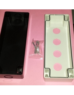 Button box 4 elements diameter 22 plastic 2