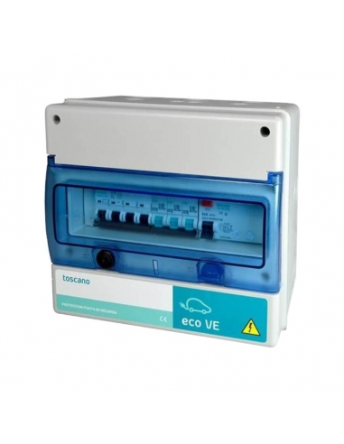 Three-phase ECO-VE-COMBI control panel and protection 40A Toscano ADAJUSA