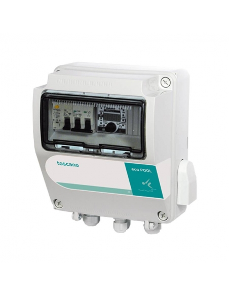 Cuadro mando y protección para depuradoras ECO-POOL-230-T50-D Toscano | ADAJUSA