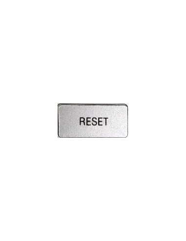 Etiqueta "RESET"