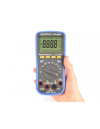 TRMS Bluetooth digital multimeter PD-352 PROMAX / ADAJUSA