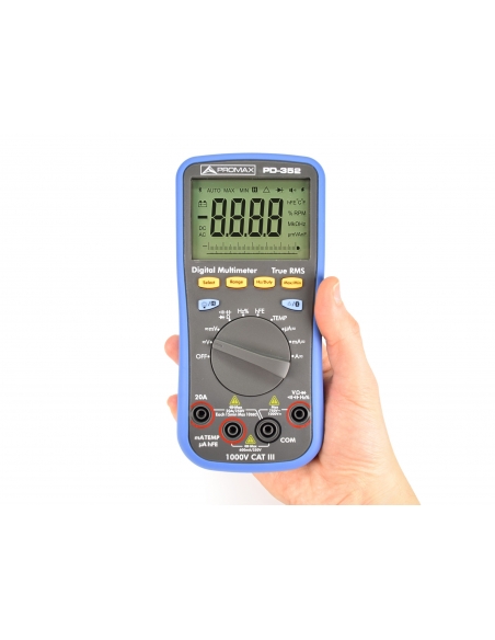 TRMS Bluetooth digital multimeter PD-352 PROMAX / ADAJUSA